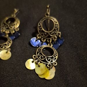 Bronze toned Dangle Earrings